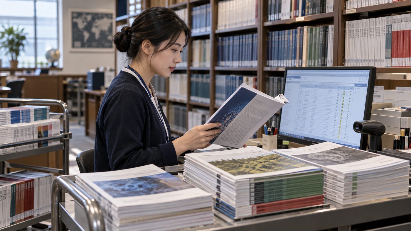 圖書館期刊閱覽